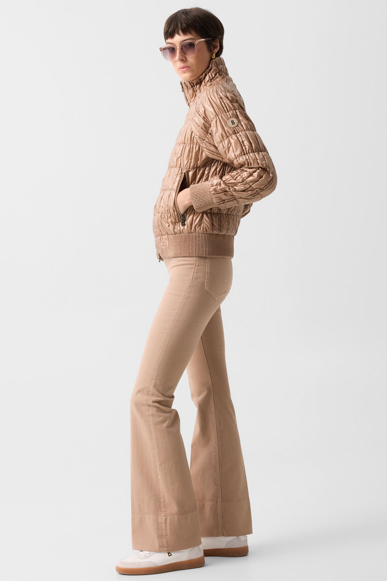 Sherry quilted jacket Camel