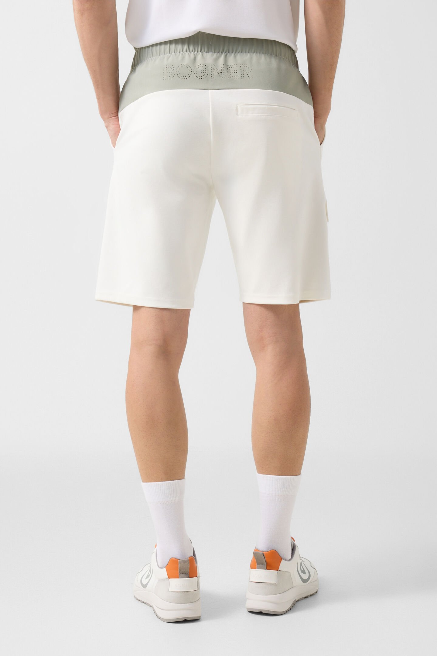 Sweatshort cargo Denny Blanc cass&eacute;/eucalyptus