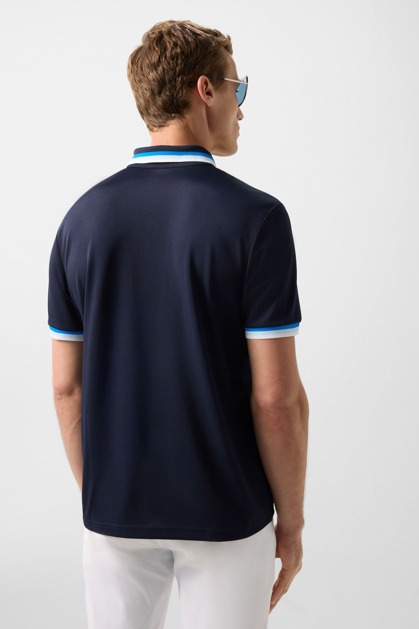 Arik functional short-sleeved top Navy blue