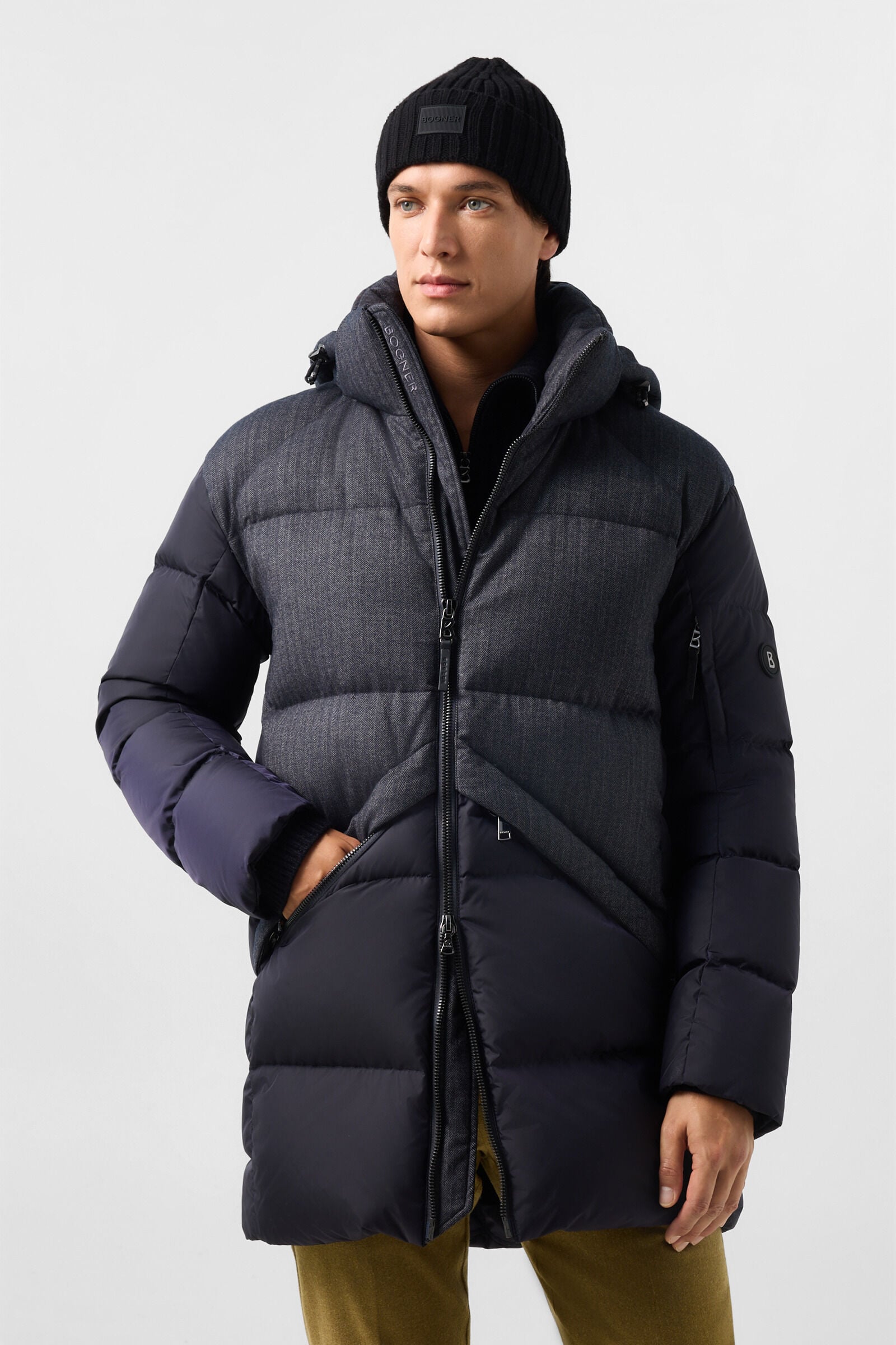Daunen-Kurzmantel Jones Navy
