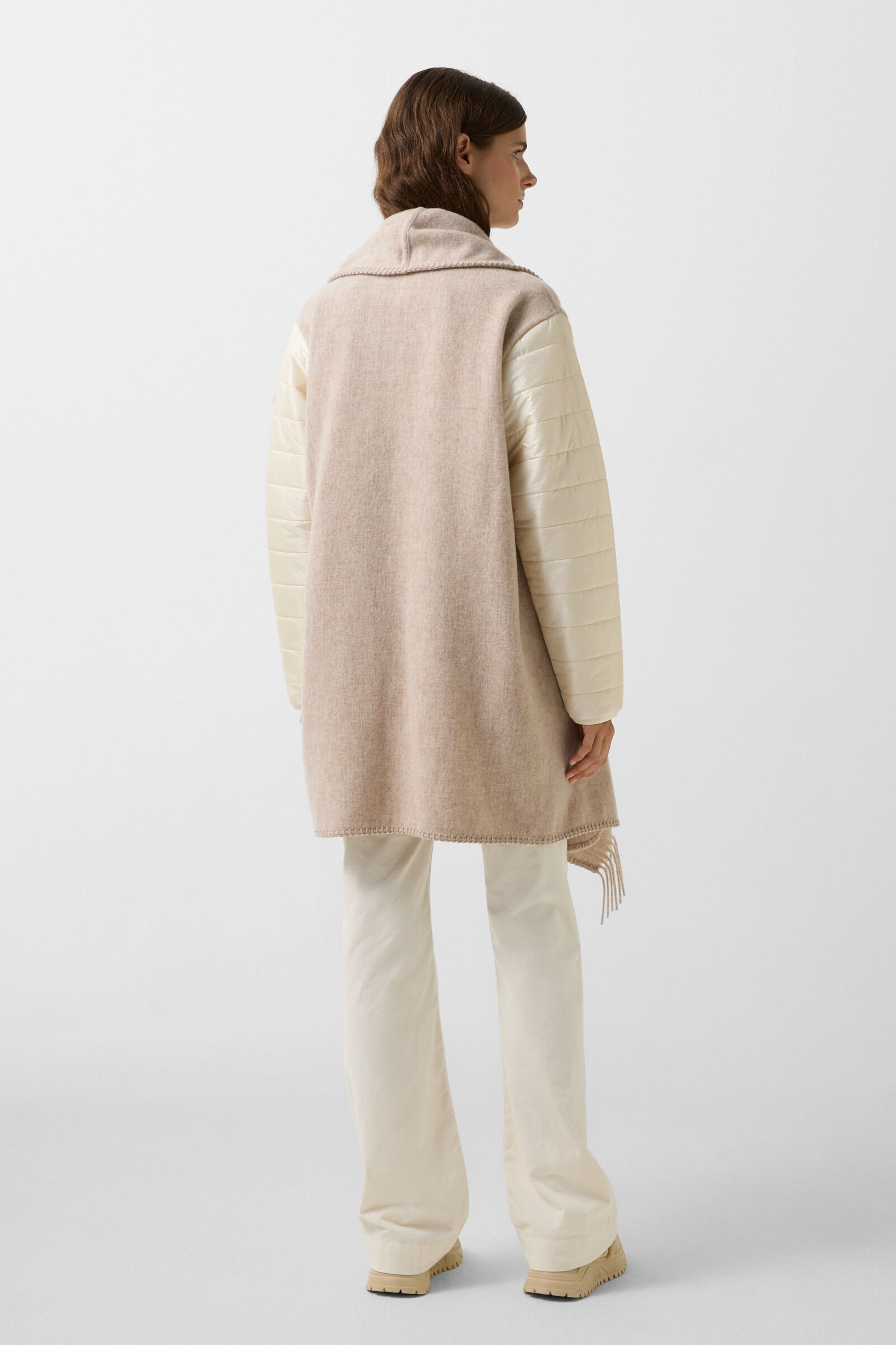 Poncho North Beige