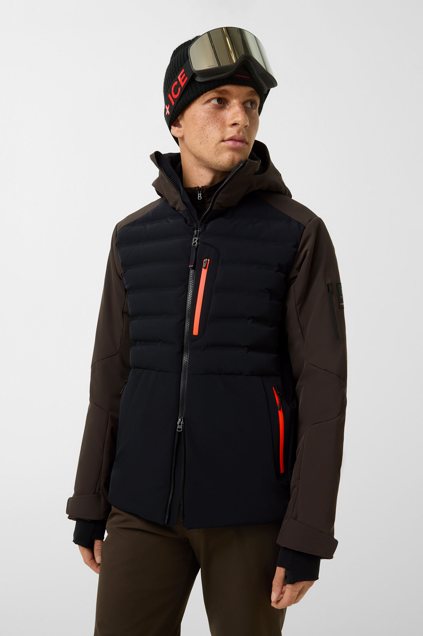 Ivo ski jacket Black/Chocolate