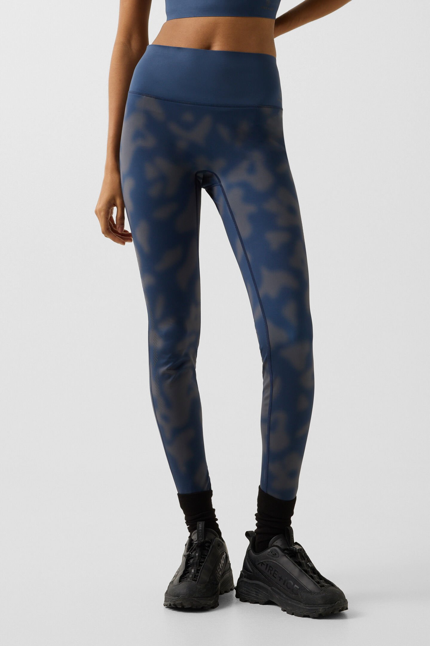 Tights Cherien Navy blue/grey