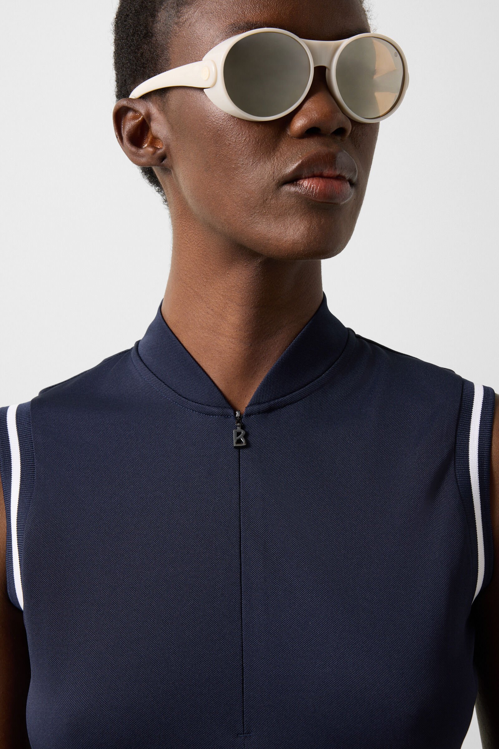 Top polo Evi Bleu marine