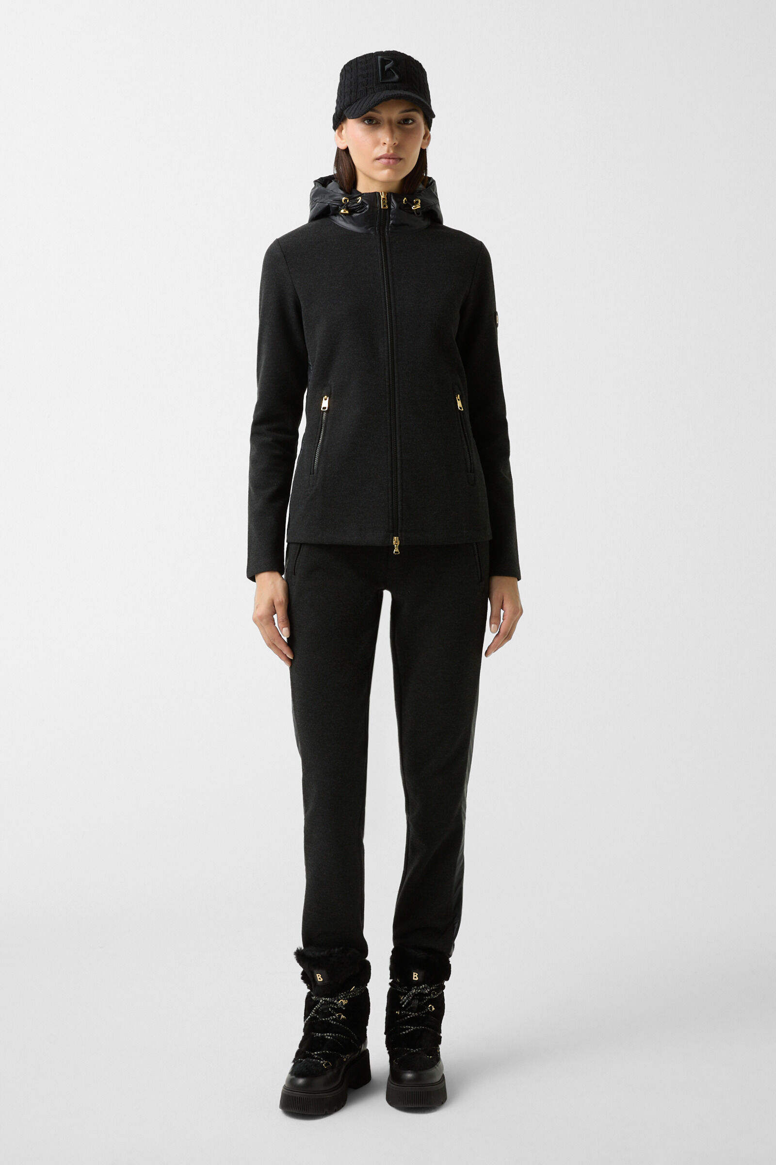 Darya flannel midlayer Anthracite