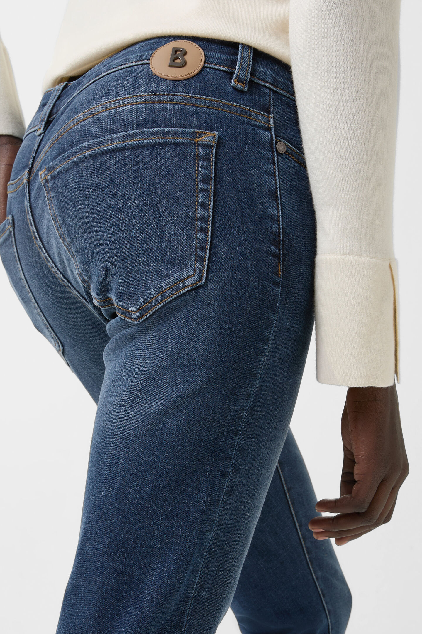 7/8-Slim Fit Jeans Julie Denim Blue