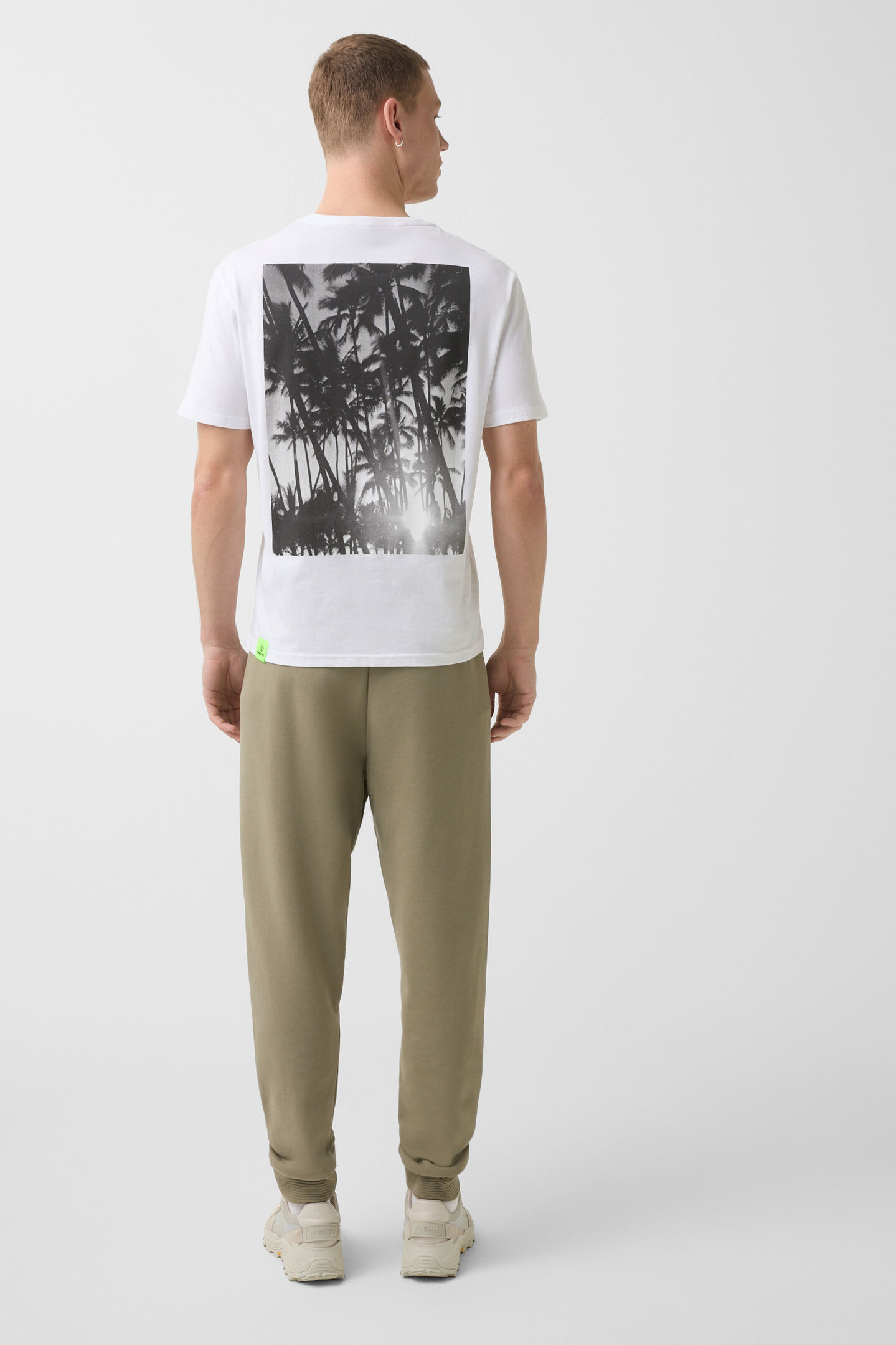 T-Shirt Mick Weiß/Schwarz