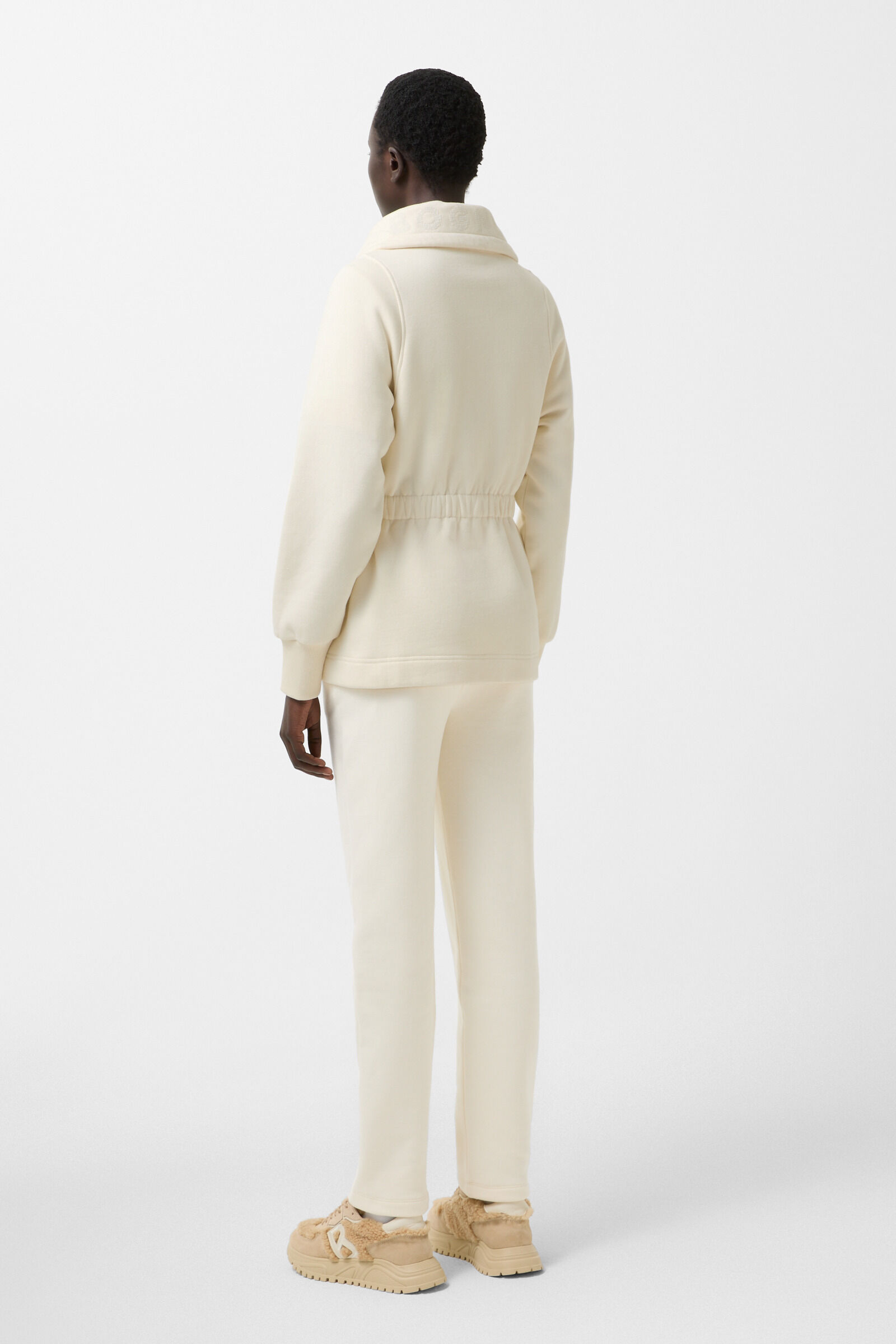 Carlita jersey jacket Cream