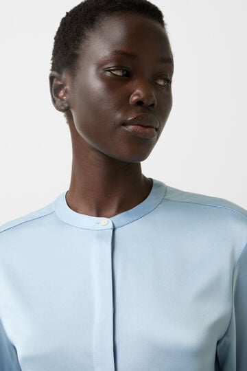 Gerrit satin blouse Light blue Gerrit satin blouse Light blue