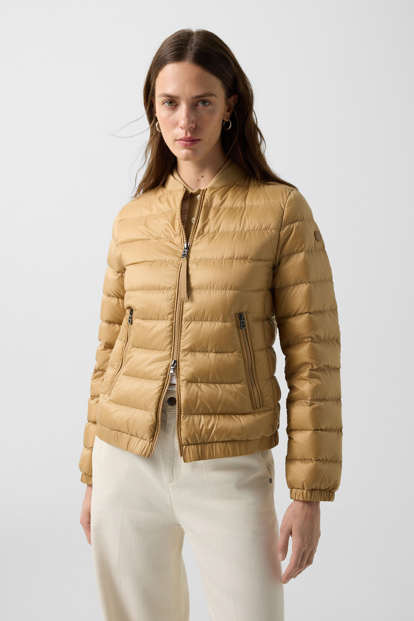Marybel lightweight down jacket Camel