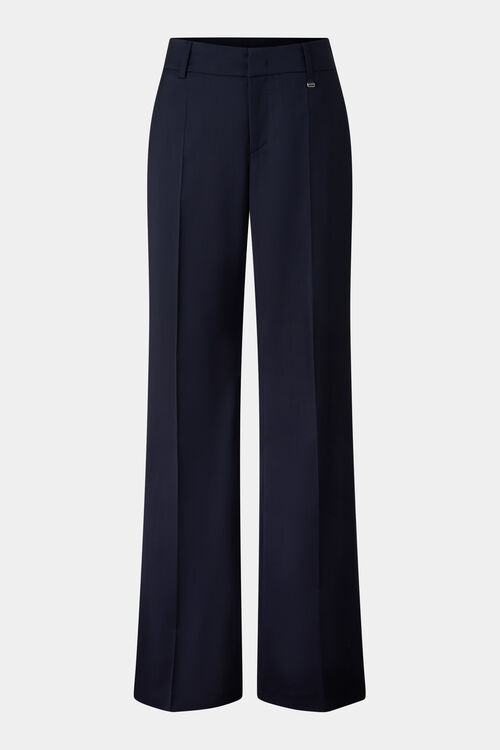 Schurwollhose Jody Navy-Blau