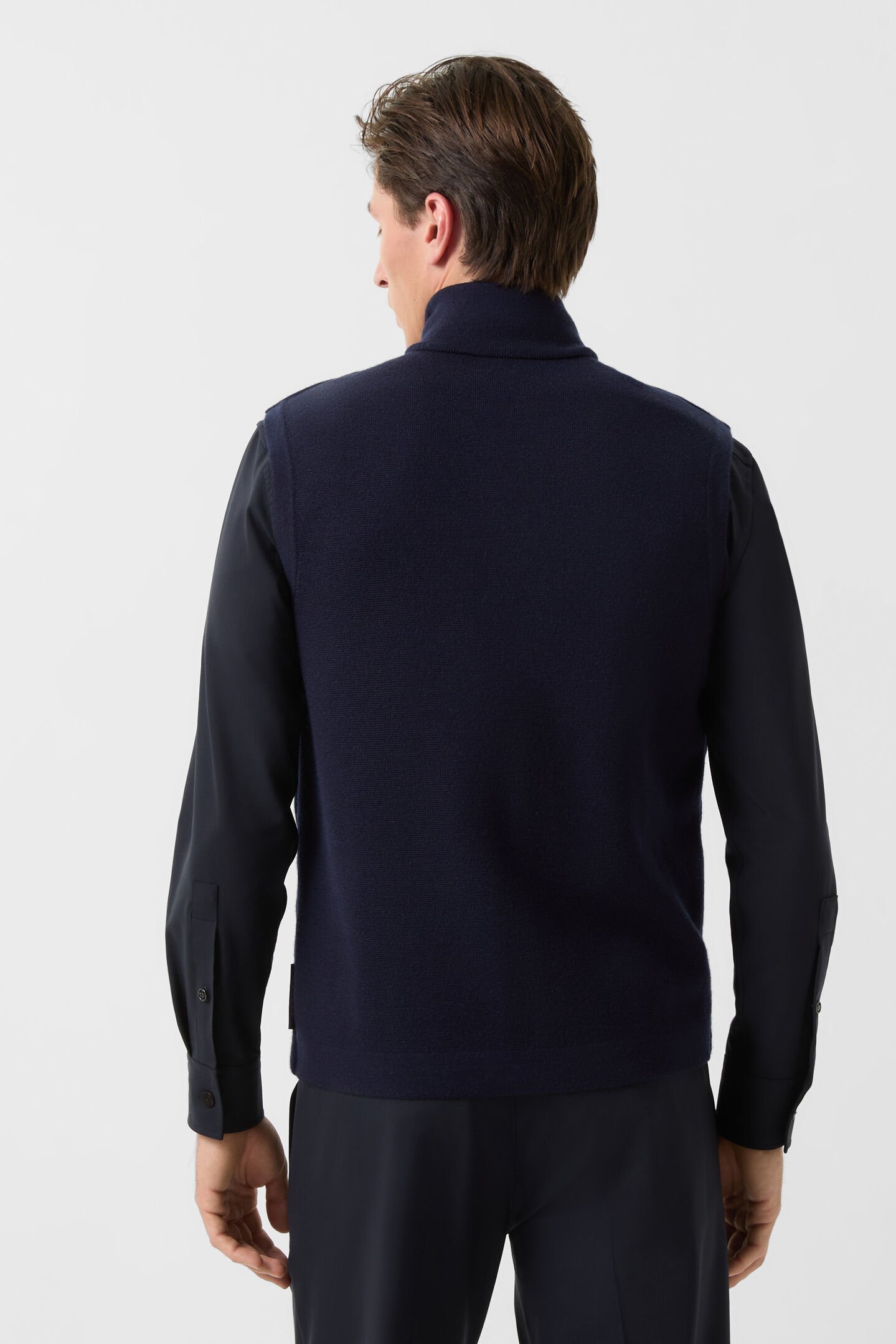 Lavin knitted vest Navy blue