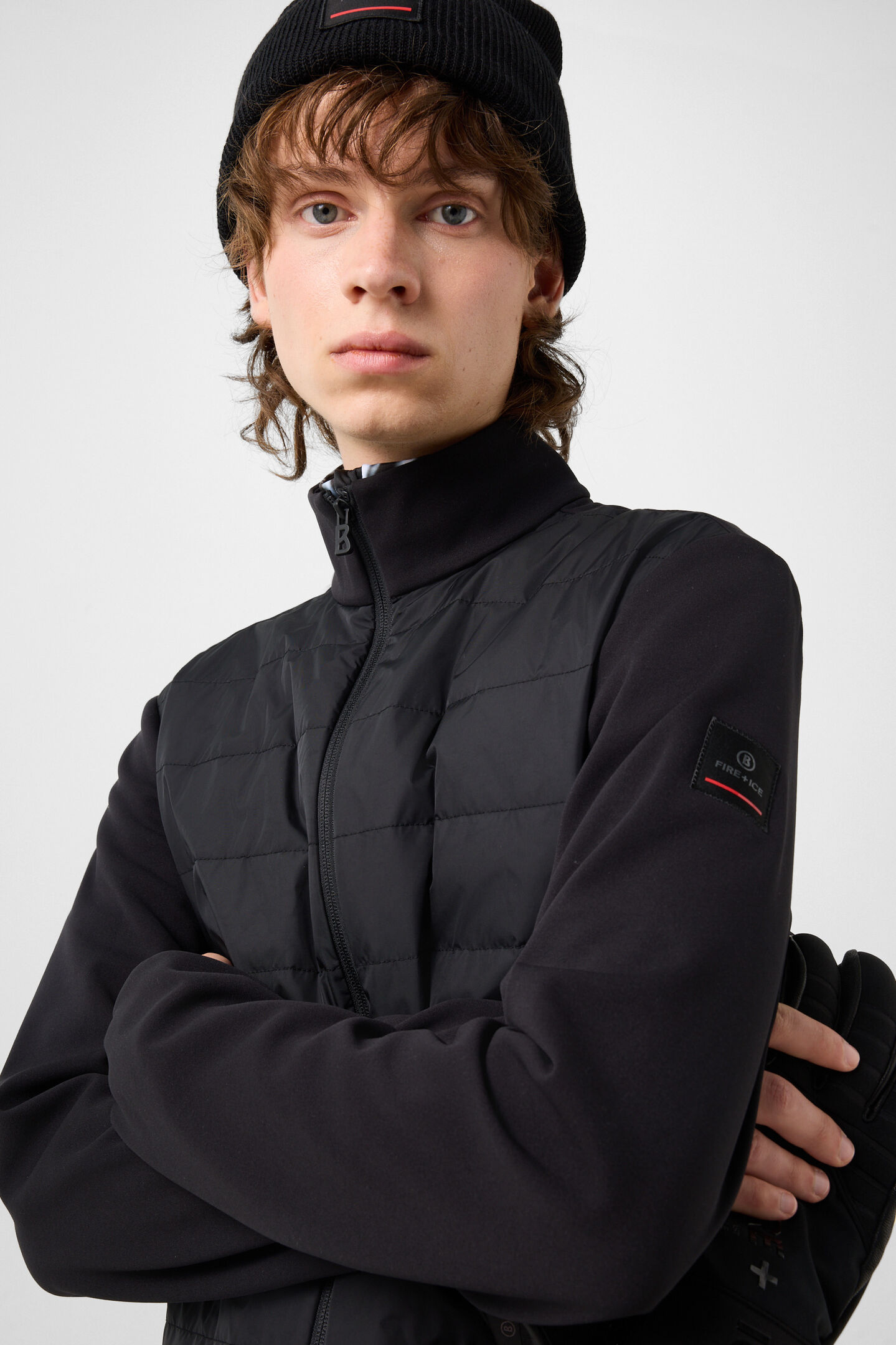 Banjan Mid-Layer Hybrid Jacket Black