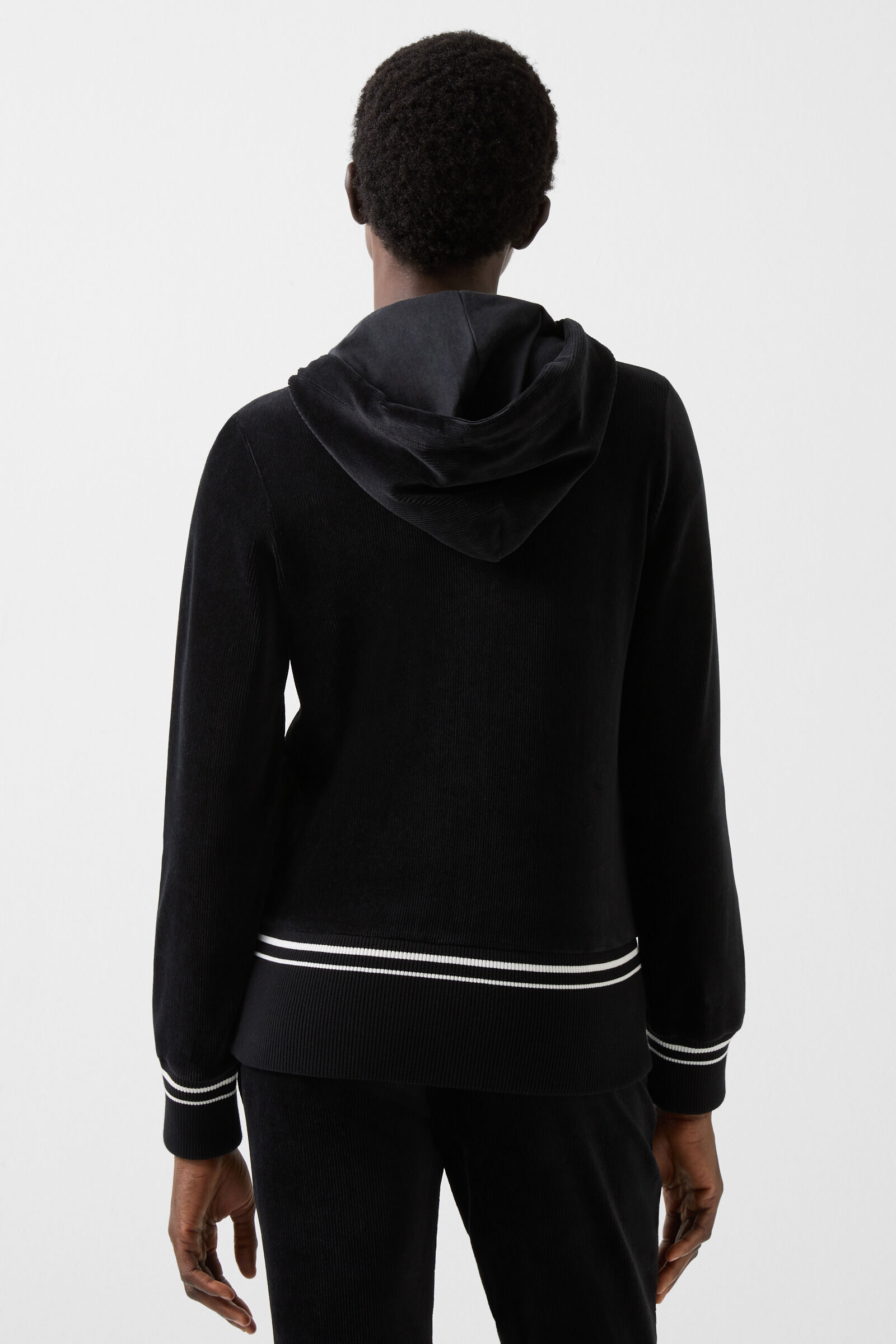Velvet pullover hoodie discount
