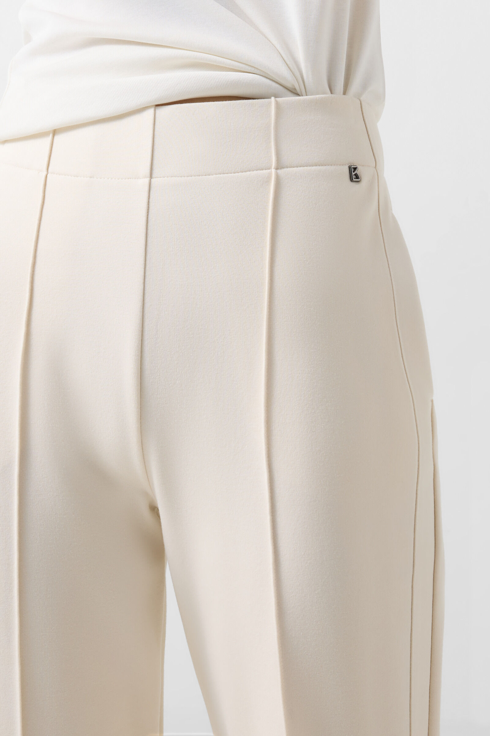 Penny jersey trousers Cream