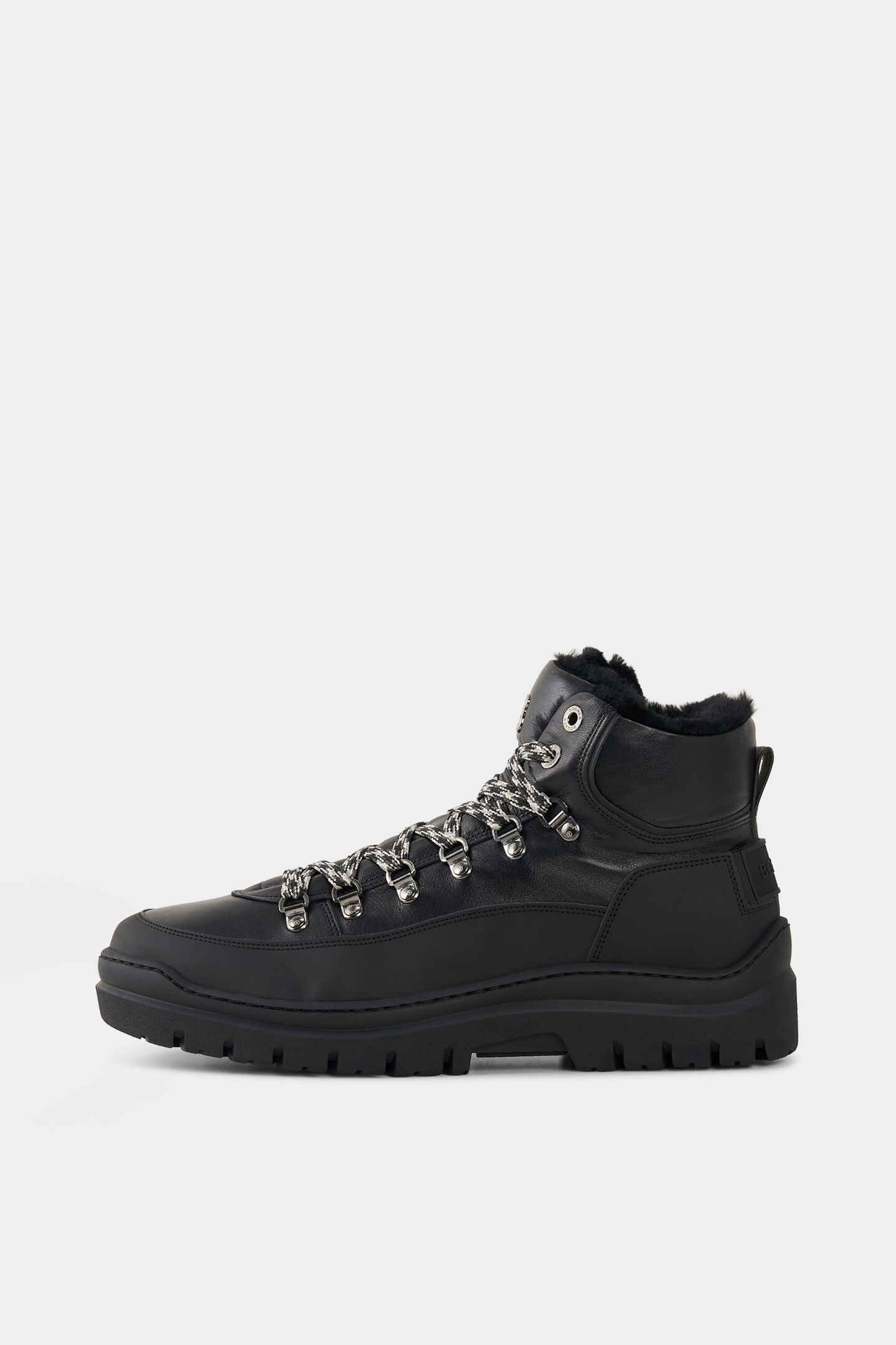 Mid Boots Bansko with spikes Black
