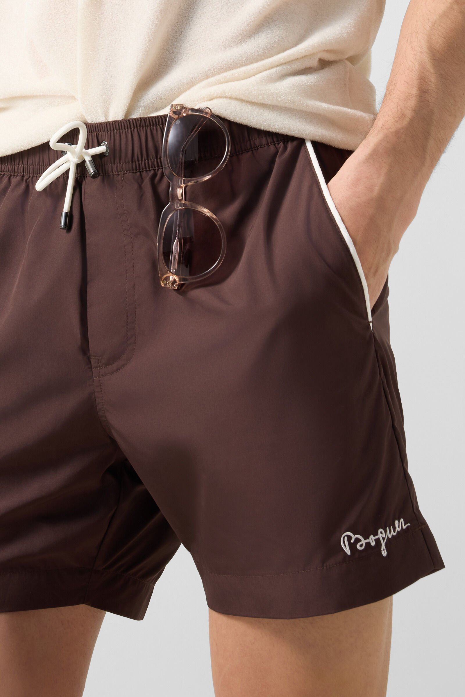 Paul swim trunks Dark brown