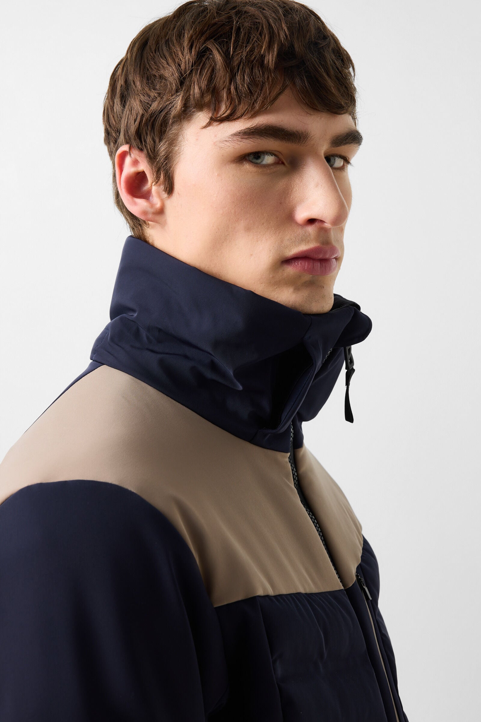 Radek Ski Jacket Navy/Taupe