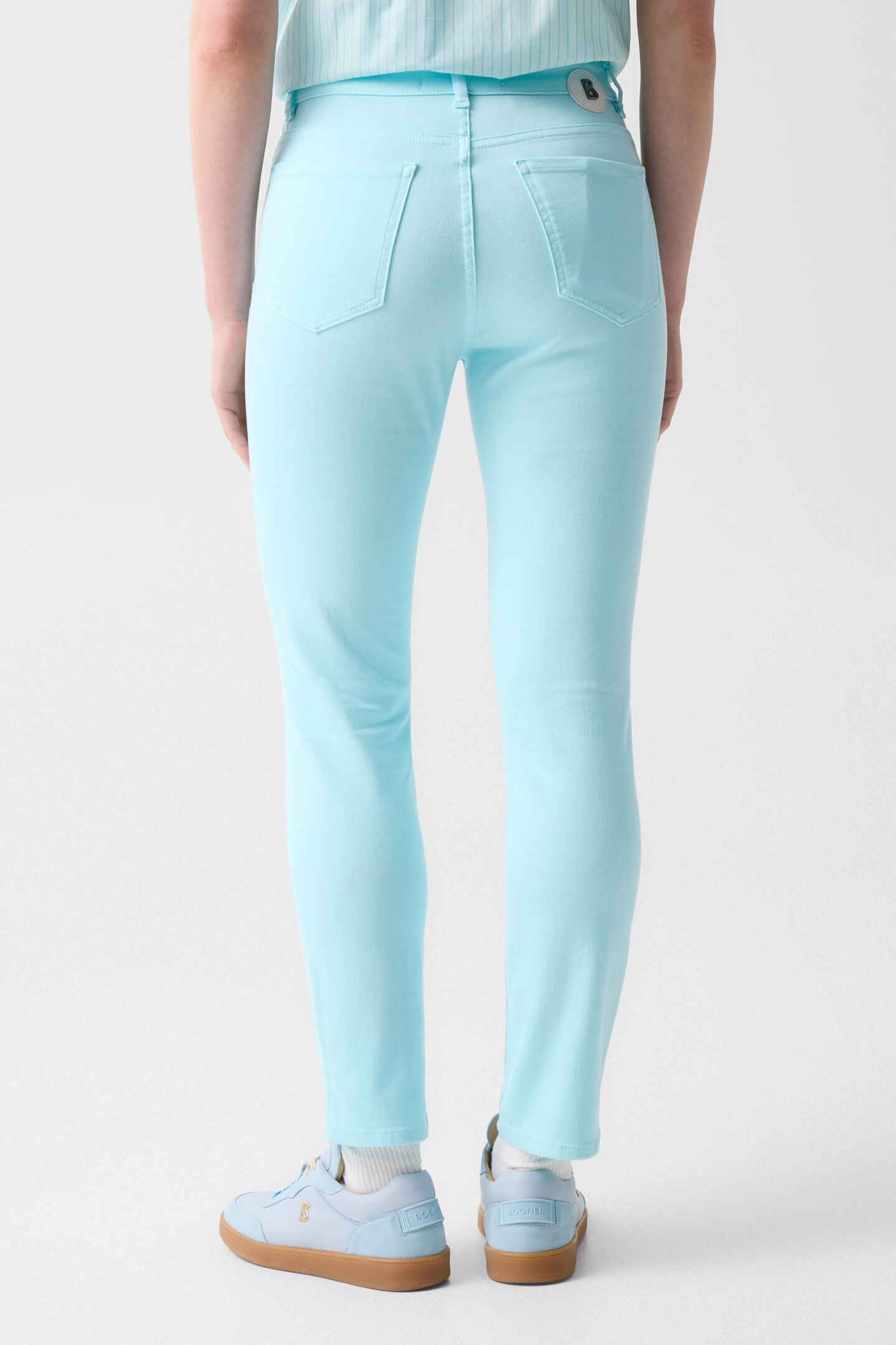 7/8 slim fit jeans Julie Cyan-blue