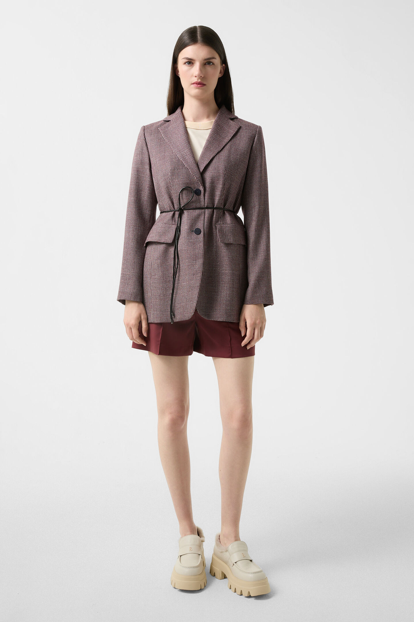 Blazer Amande Wine red/navy blue