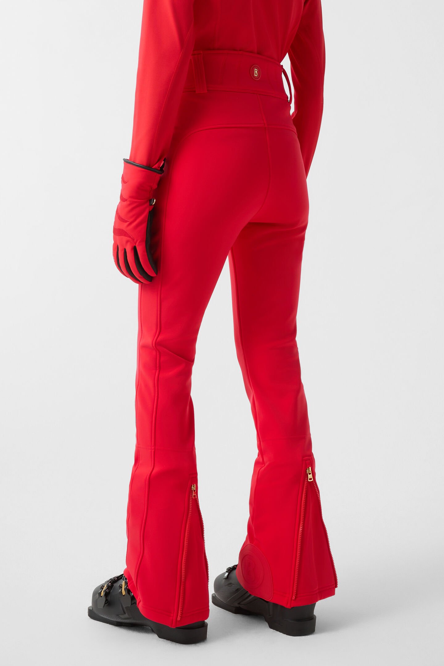 Hazel softshell ski trousers Red