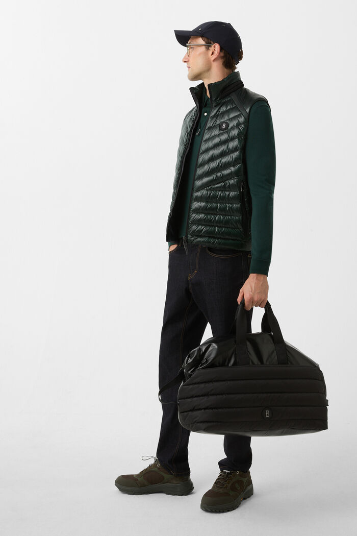 Lasse quilted waistcoat Dark green Lasse quilted waistcoat Dark green