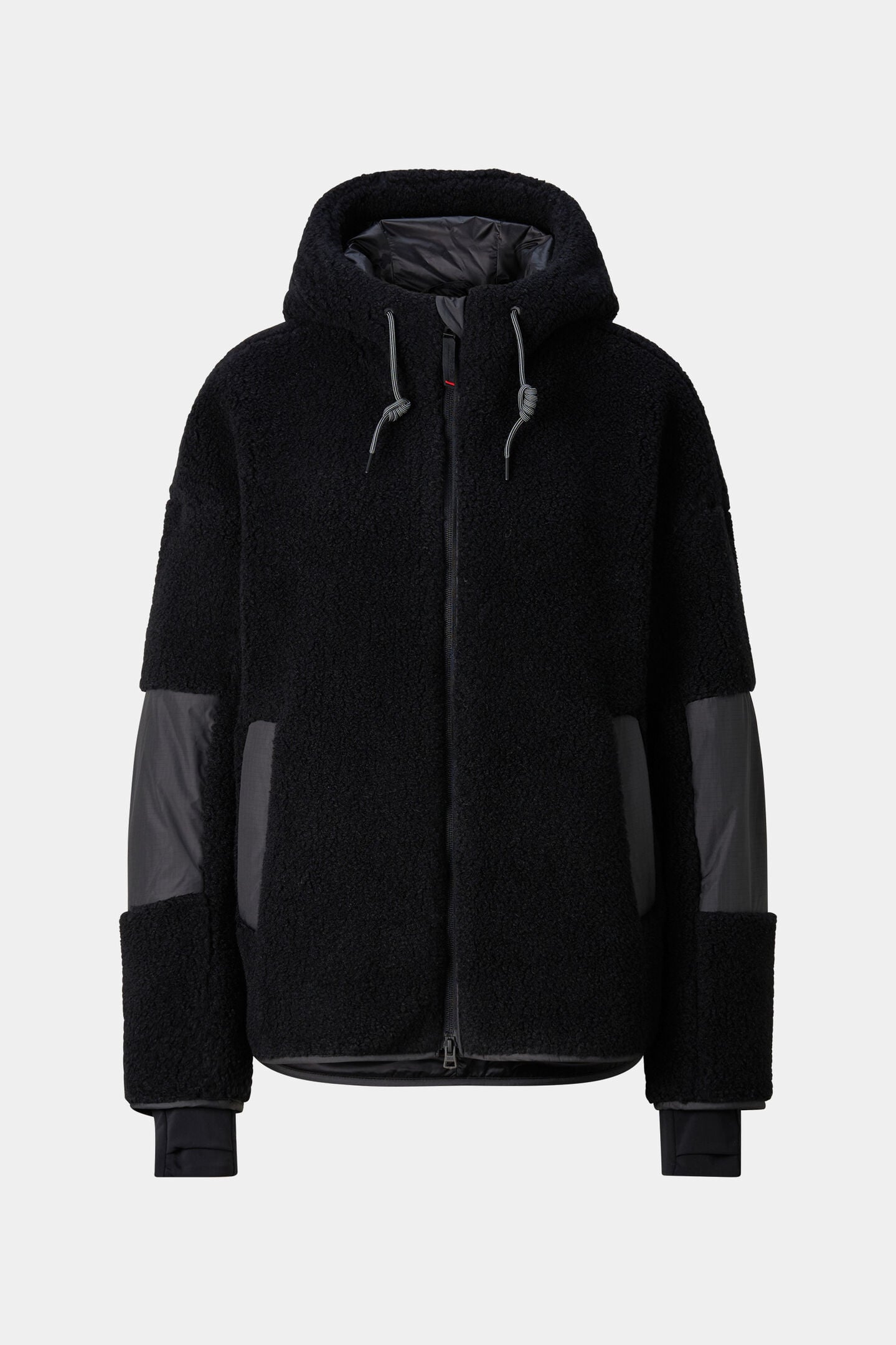 Naera Mid-Layer teddy jacket Black
