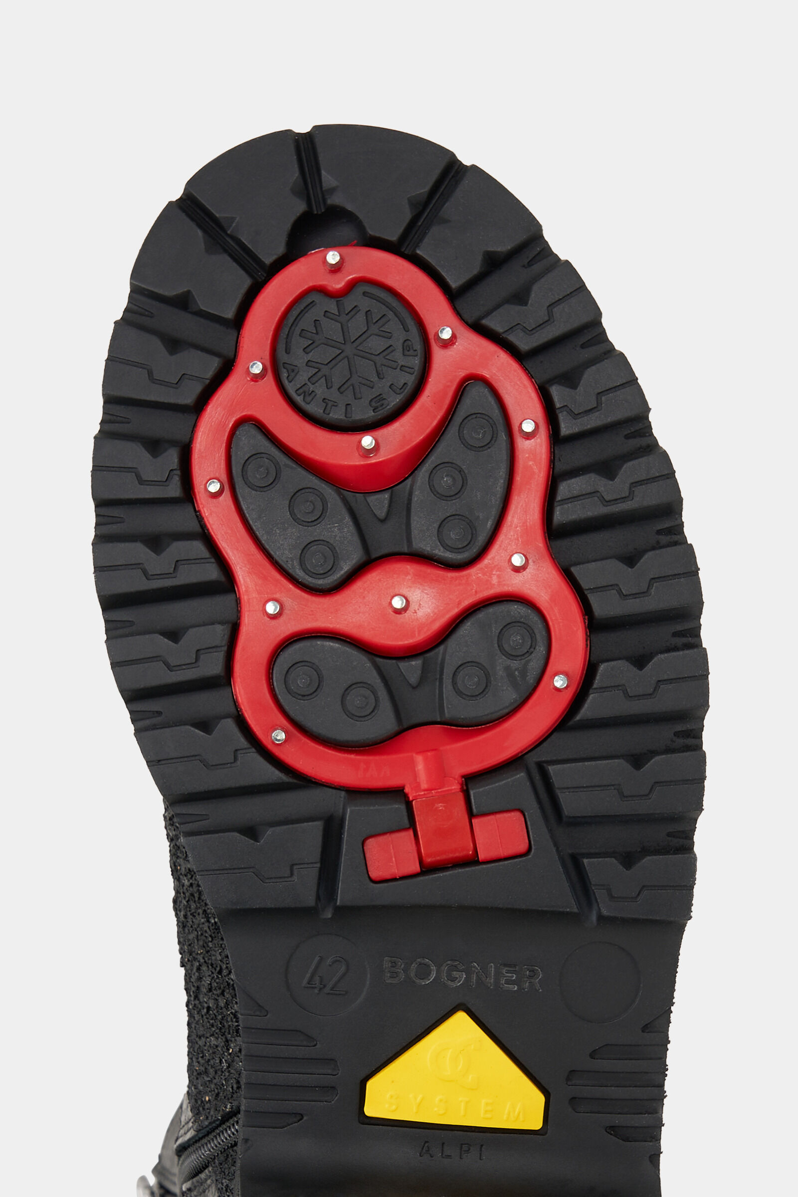 Lace-up boots Helsinki 007 with spikes Black