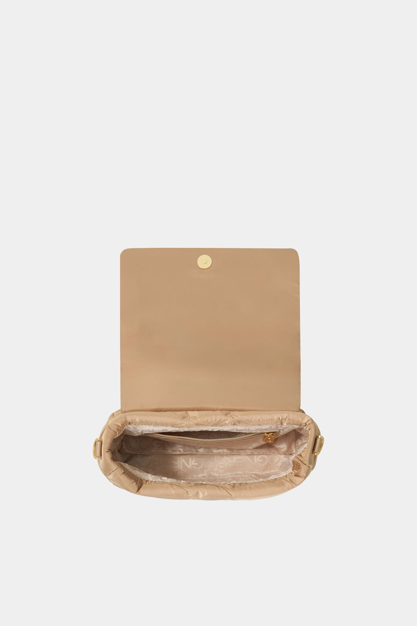 Schultertasche Wallis Tessuto Bar Beige