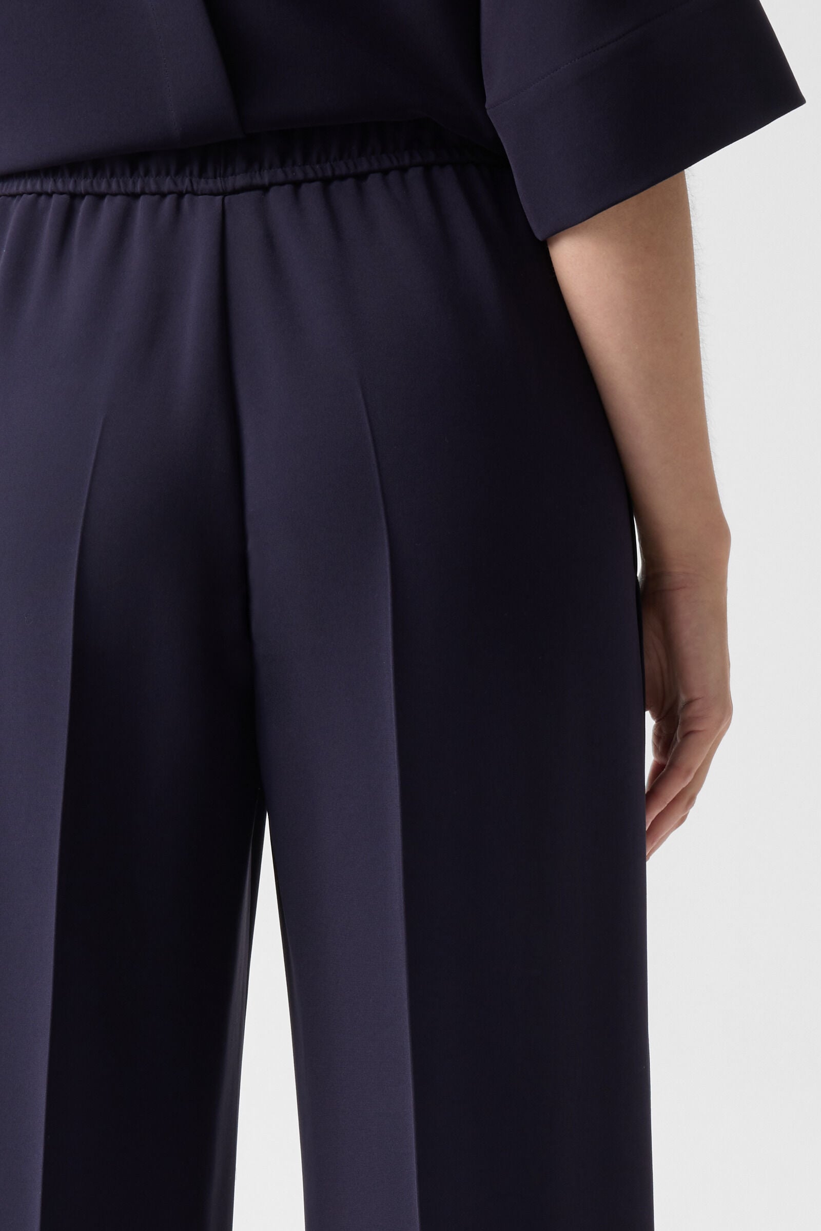 Cr&ecirc;pehose Enny Navy-Blau