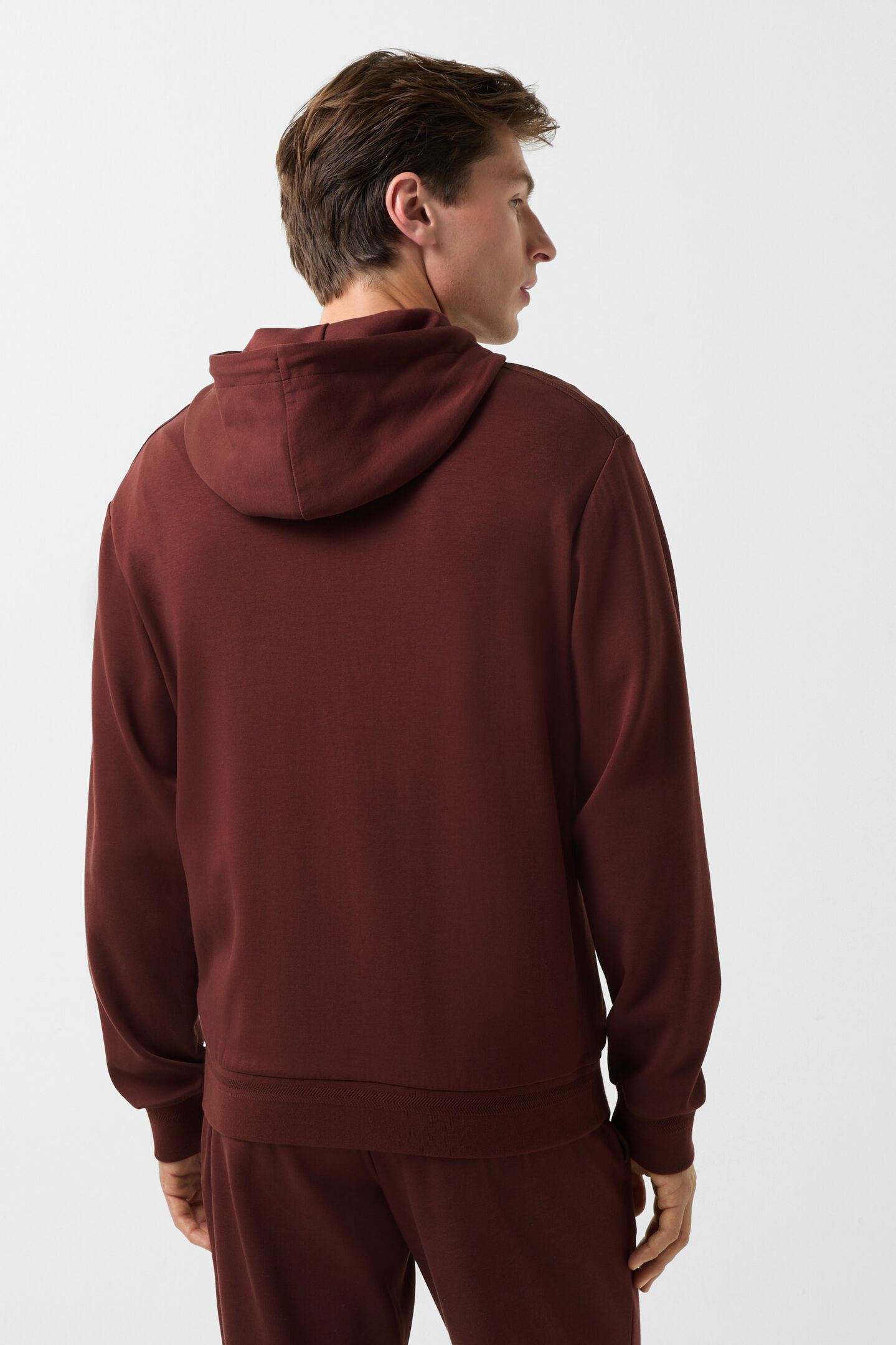 Steven jersey jacket Wine red
