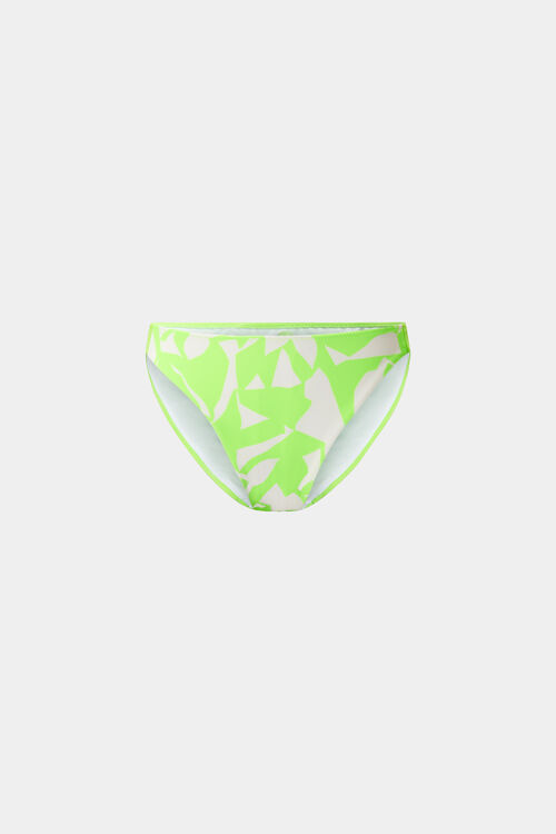 Bikinihose Bacara Neongrün/Weiß