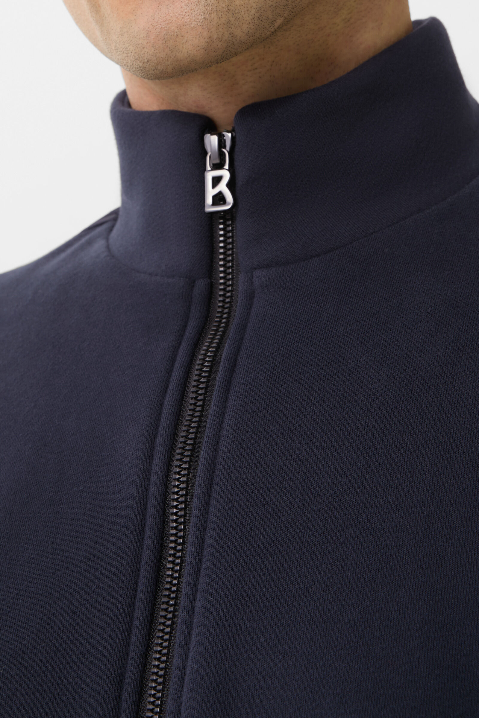 Mario jersey jacket Navy blue