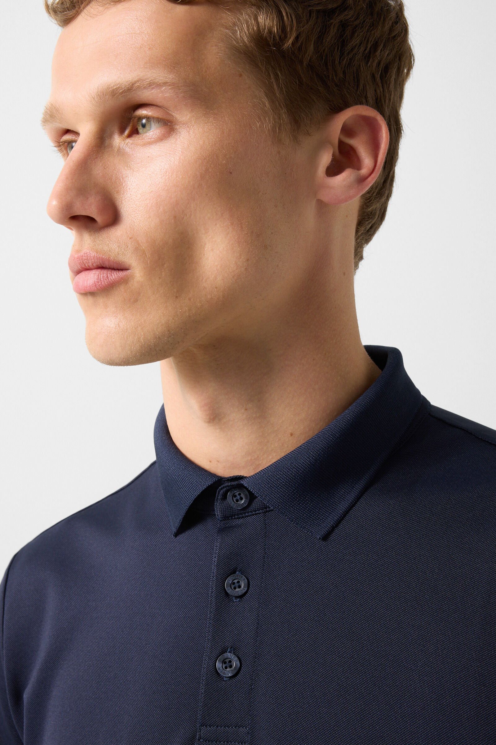 Funktions-Polo-Shirt Daniel Navy-Blau