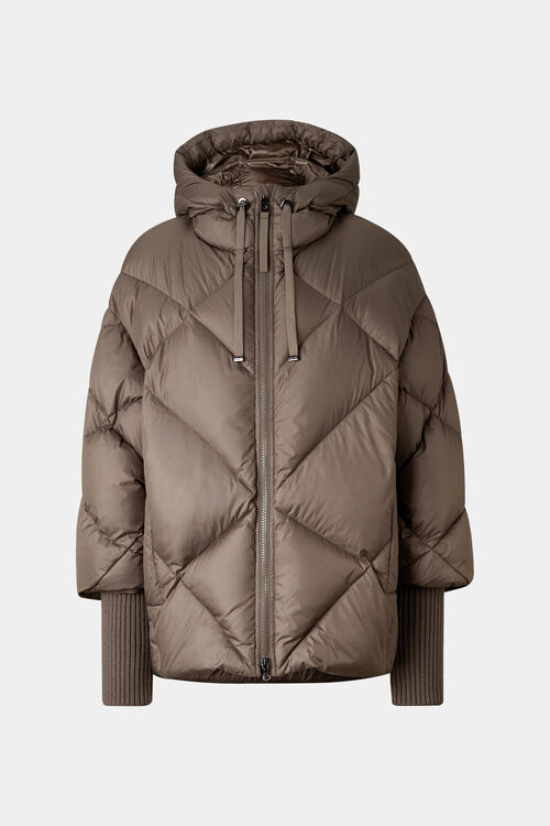 Sheryl down jacket Grey-brown