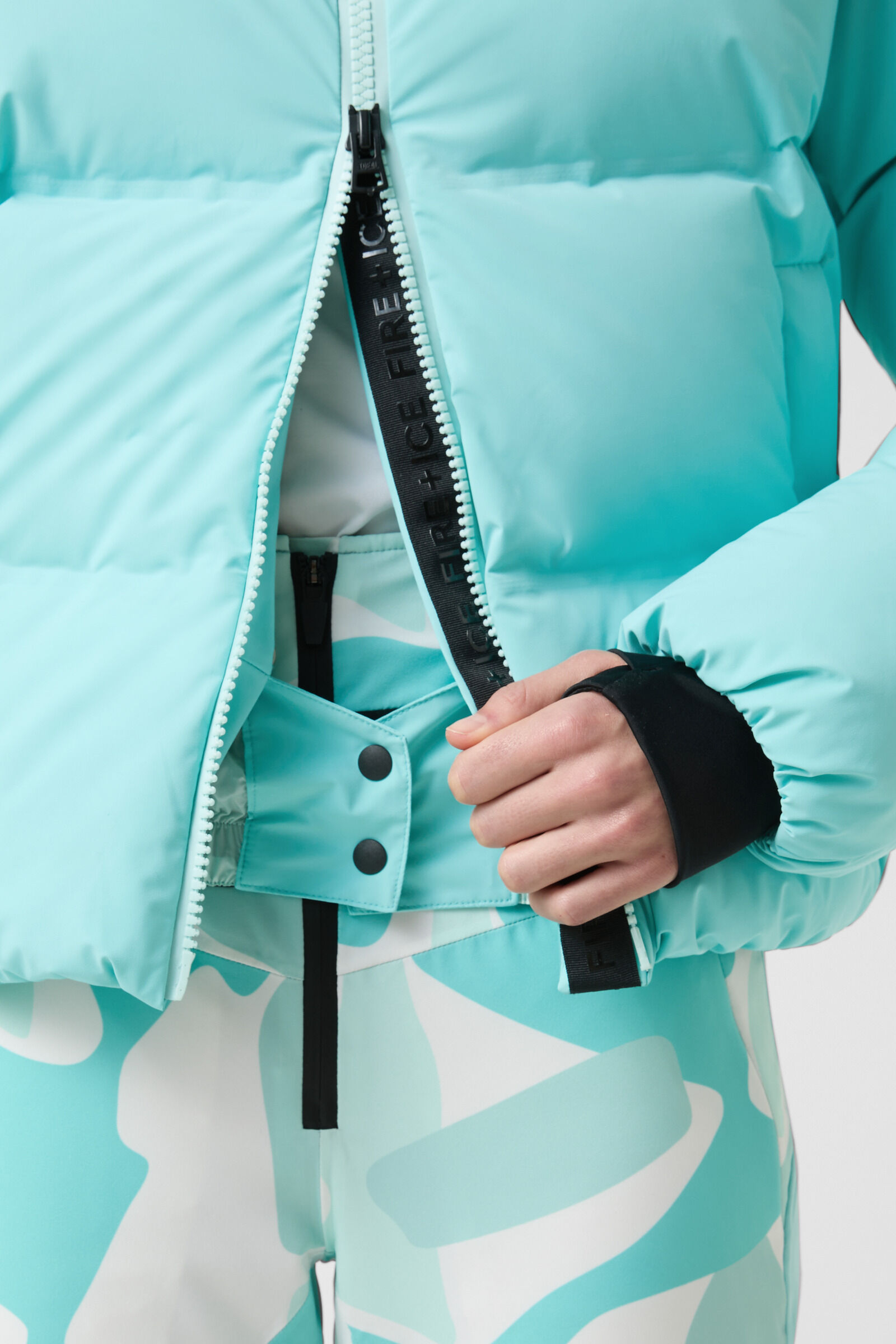 Neila down ski jacket Ice blue