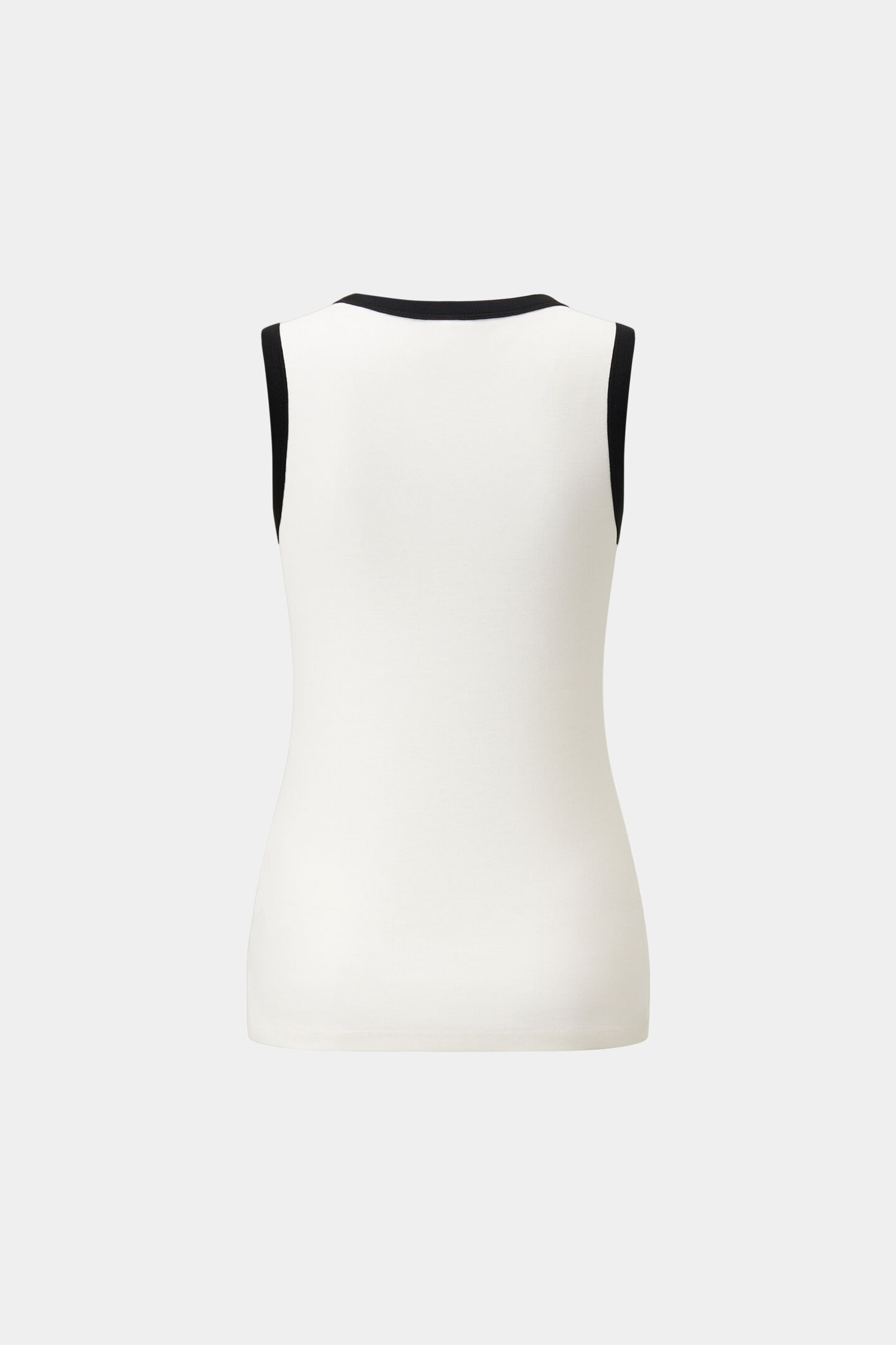 Niki tank top Off-white/black