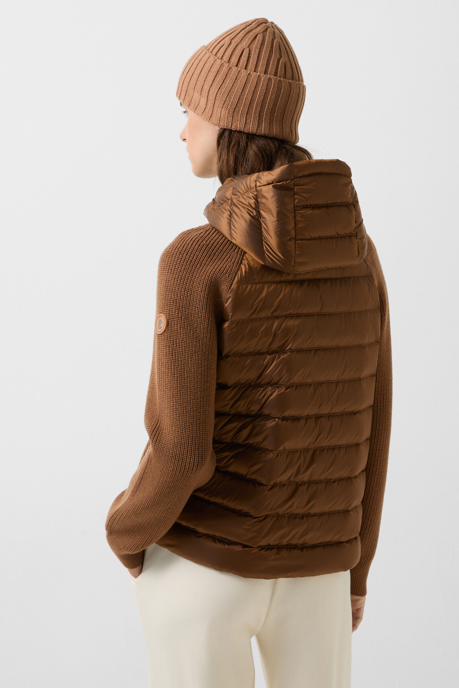 Pamy hybrid knit jacket Hazel