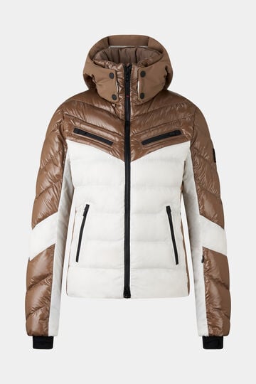 Ski-Steppjacke Farina Karamell/Weiß Ski-Steppjacke Farina Karamell/Weiß