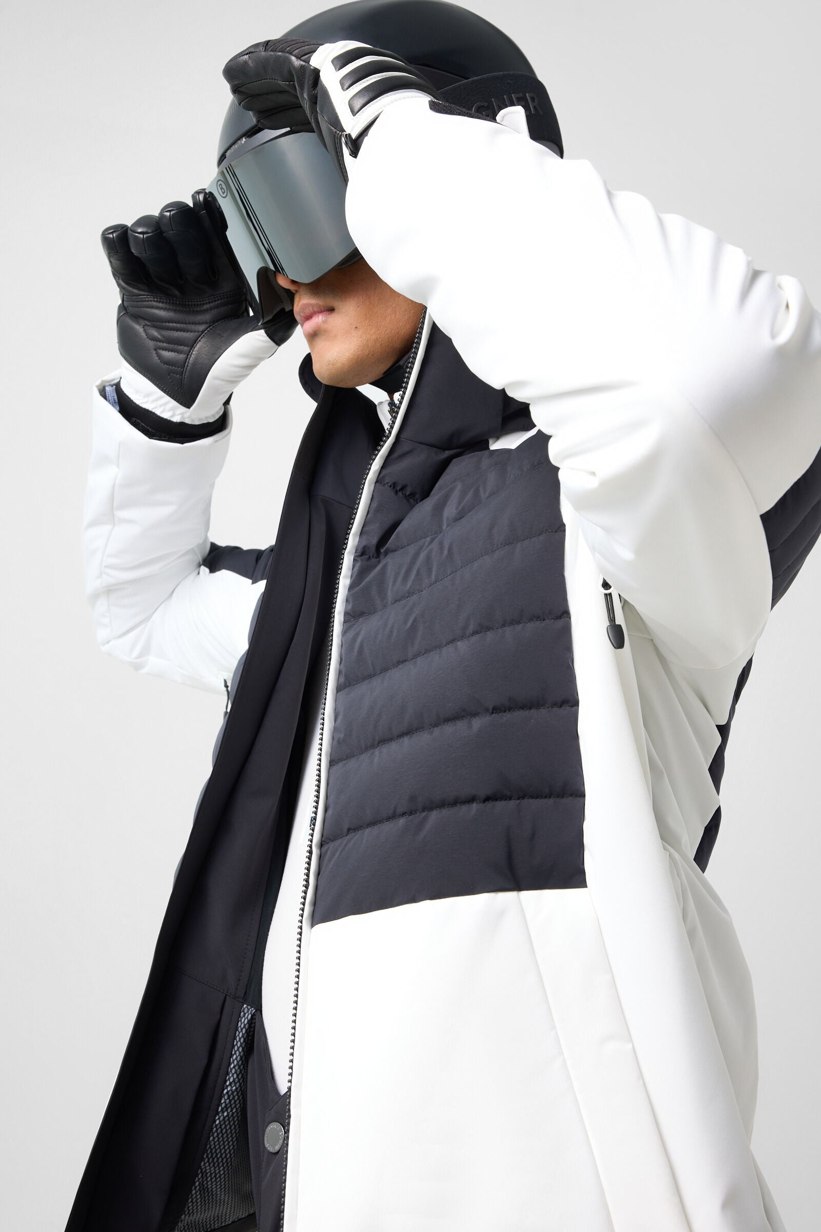 Hennik ski jacket White/Black