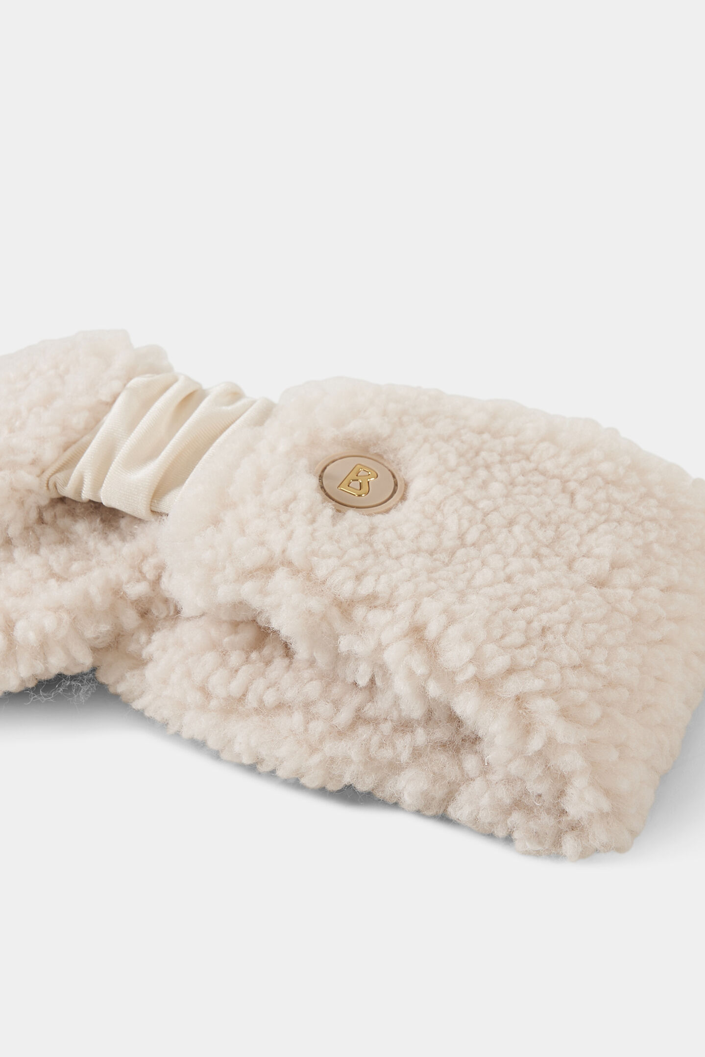 Justy Teddy Headband Cream
