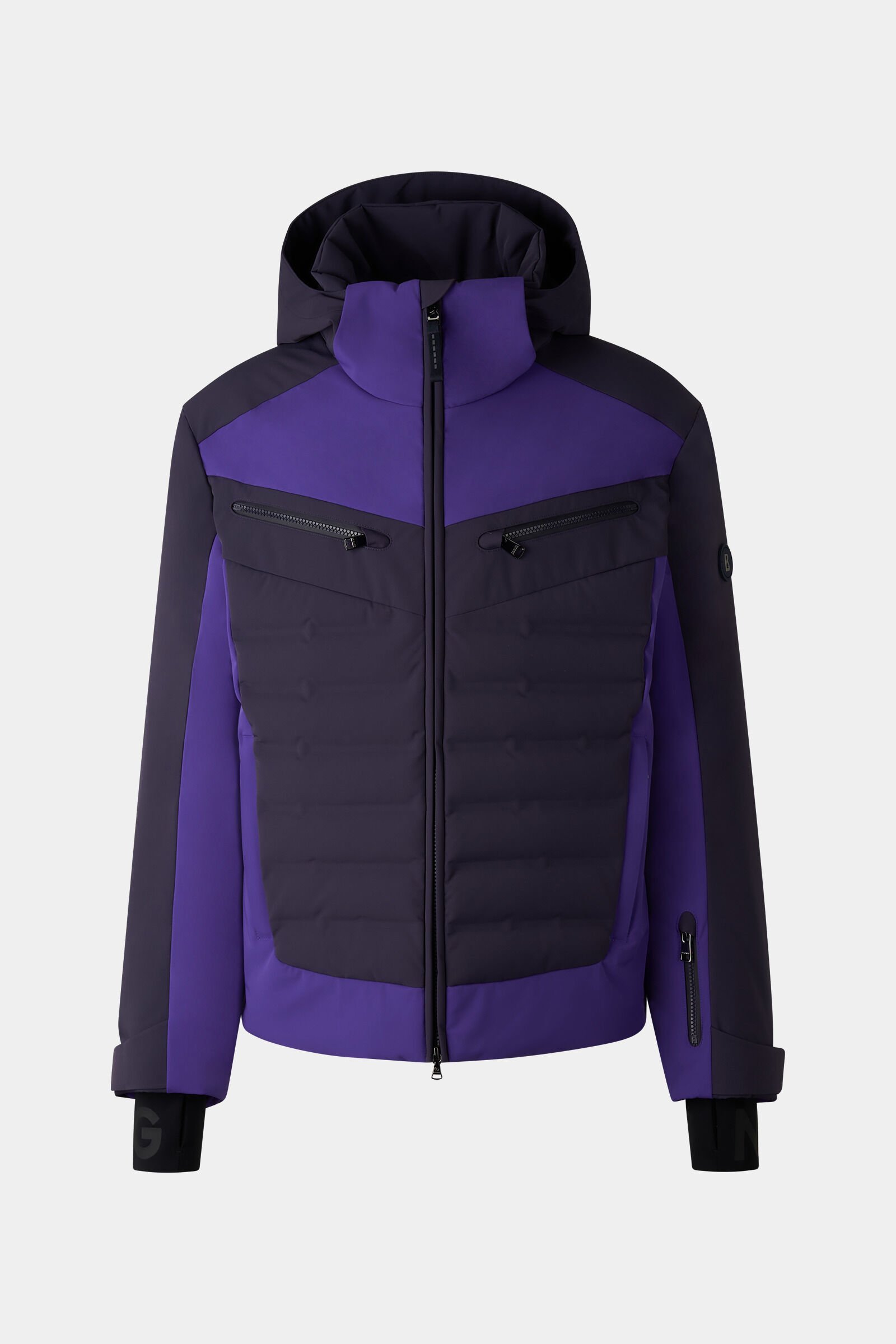 Feliks down ski jacket Navy blue/purple
