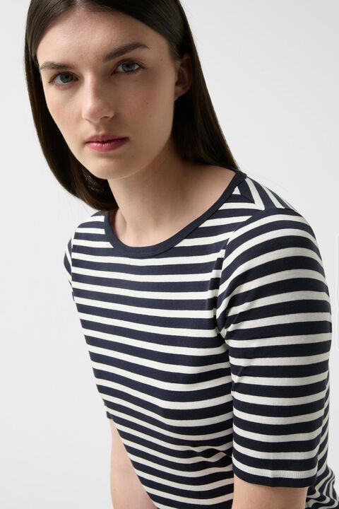 T-shirt Louna Navy blue/off-white T-shirt Louna Navy blue/off-white