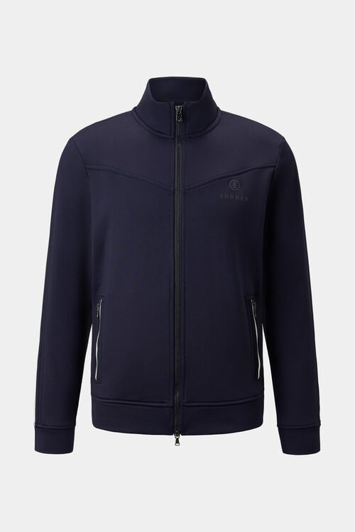Zanto jersey jacket Navy blue