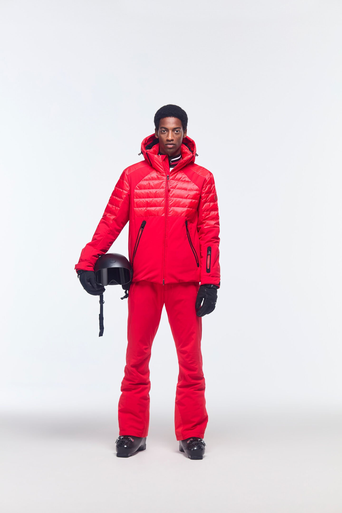 Henik down ski jacket Red