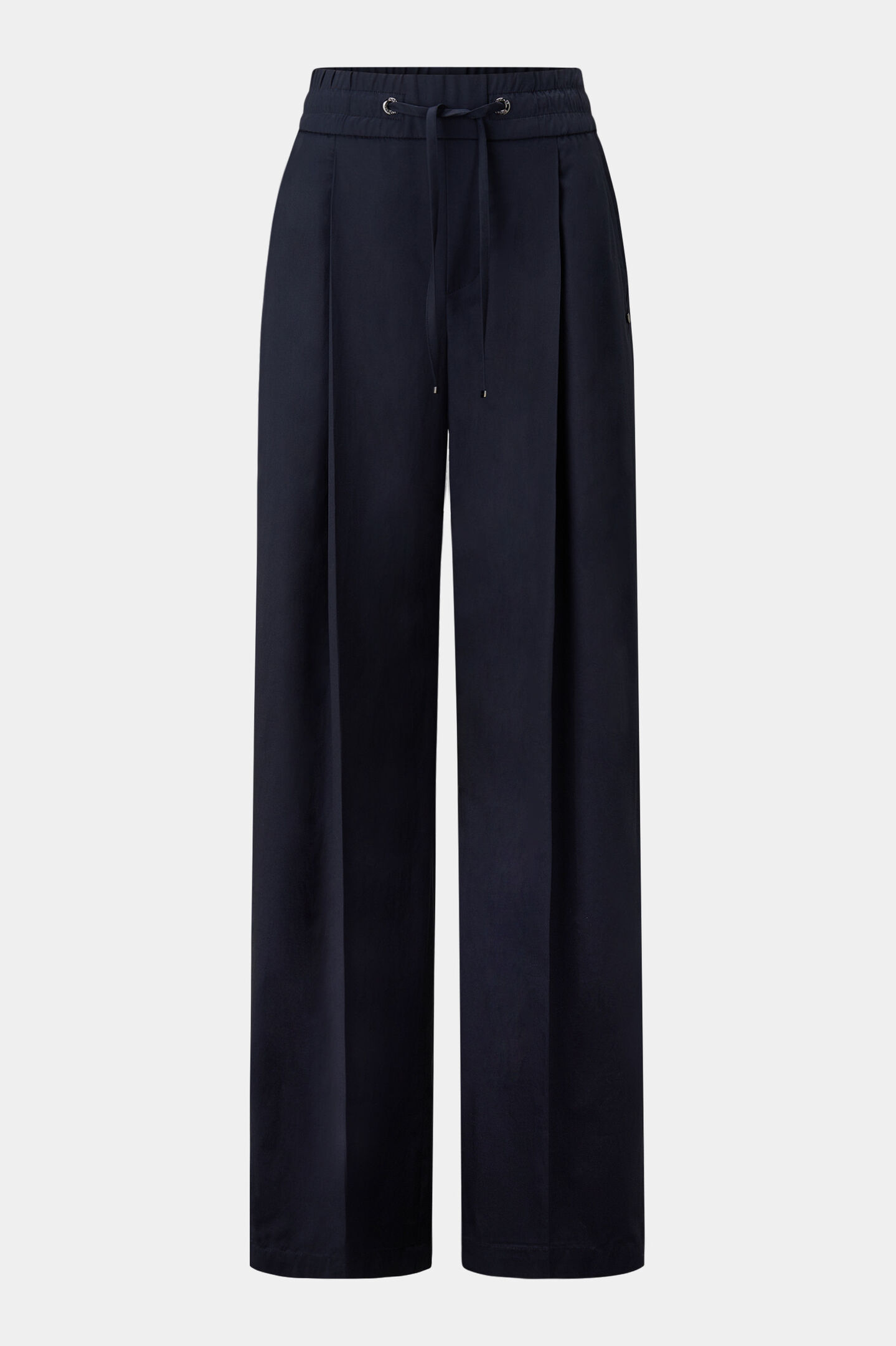 Pleated trousers Ella Navy blue