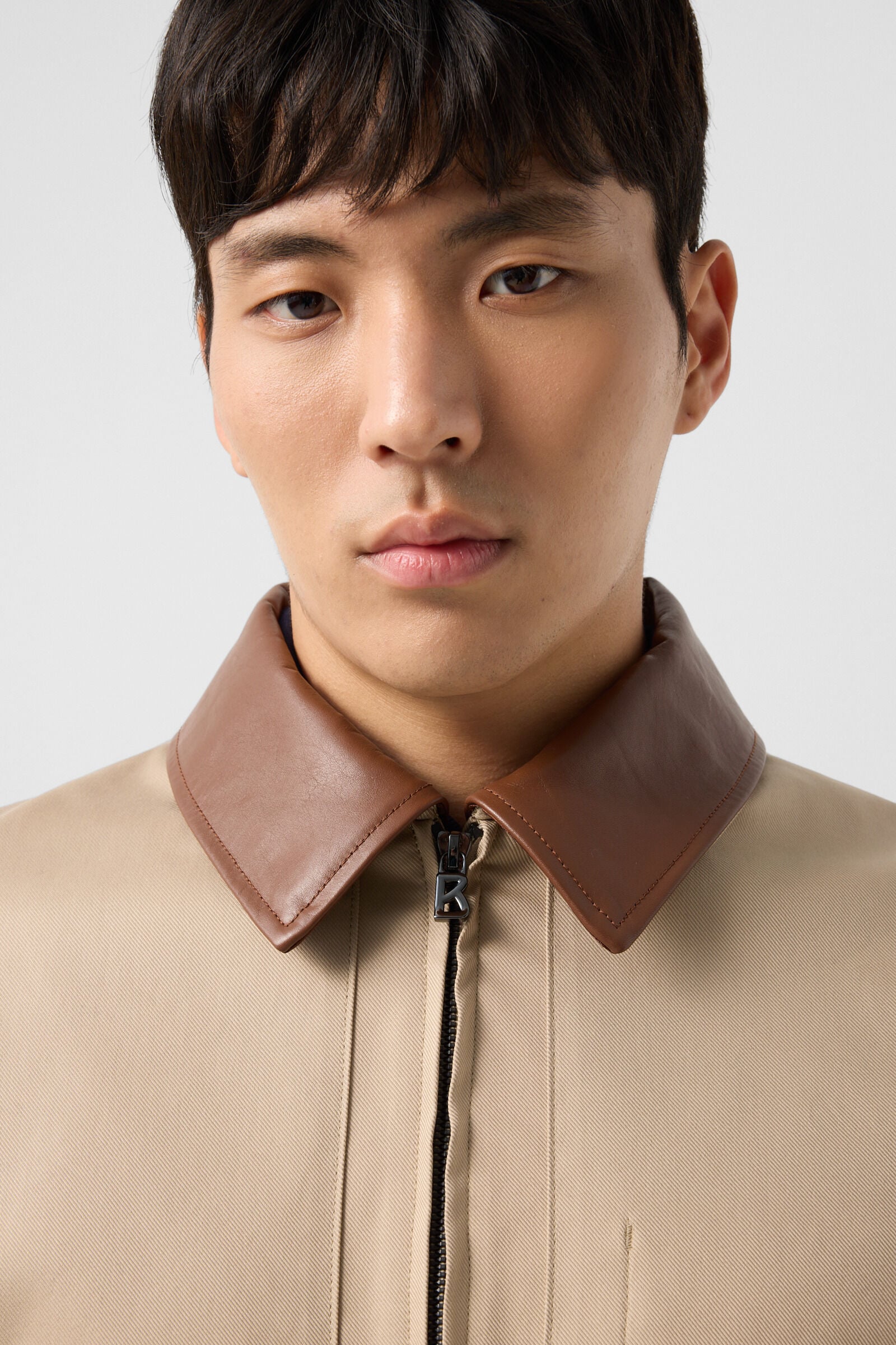 Twill jacket Mirco Beige