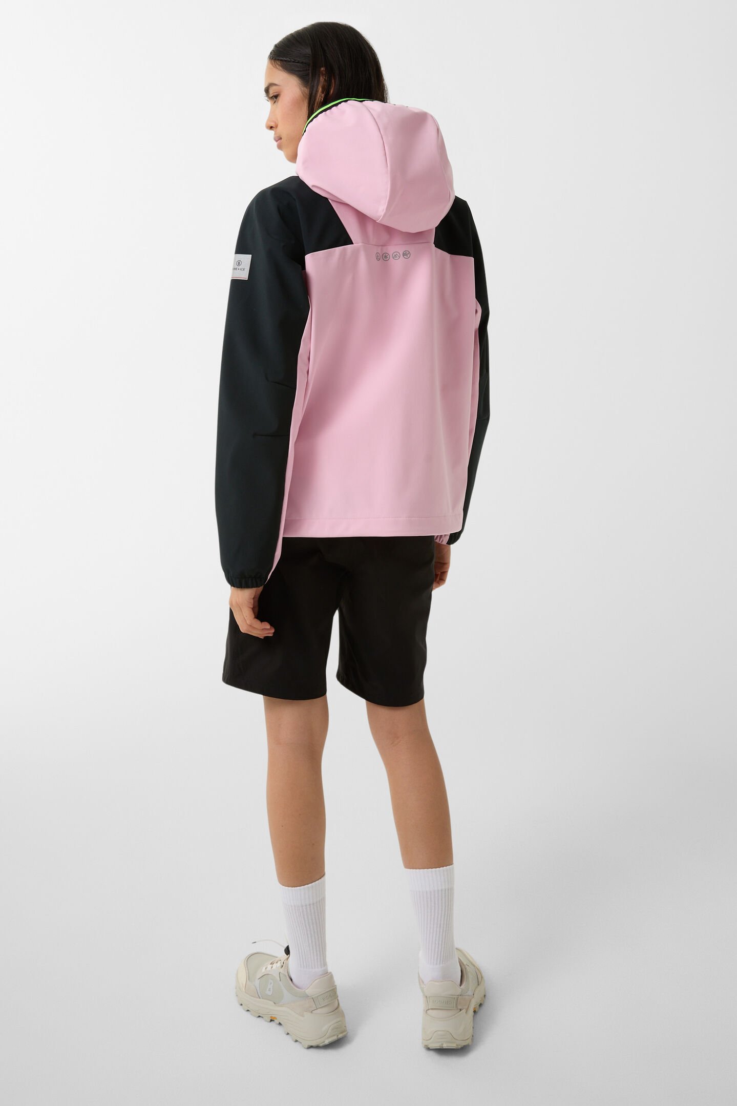 Leska softshell jacket Pink/black