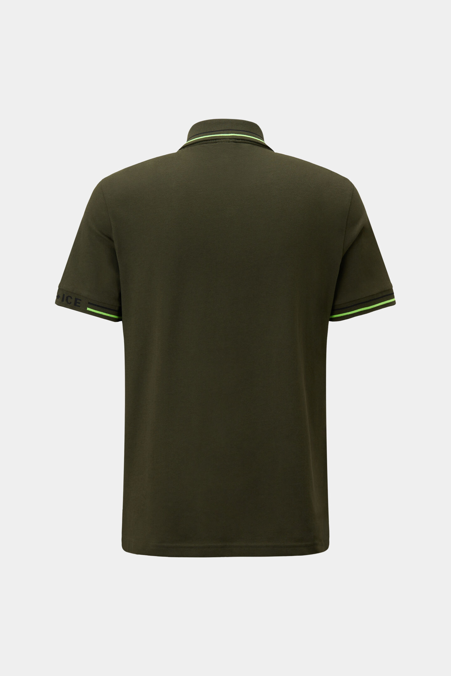 Arjan polo shirt Olive green/lime