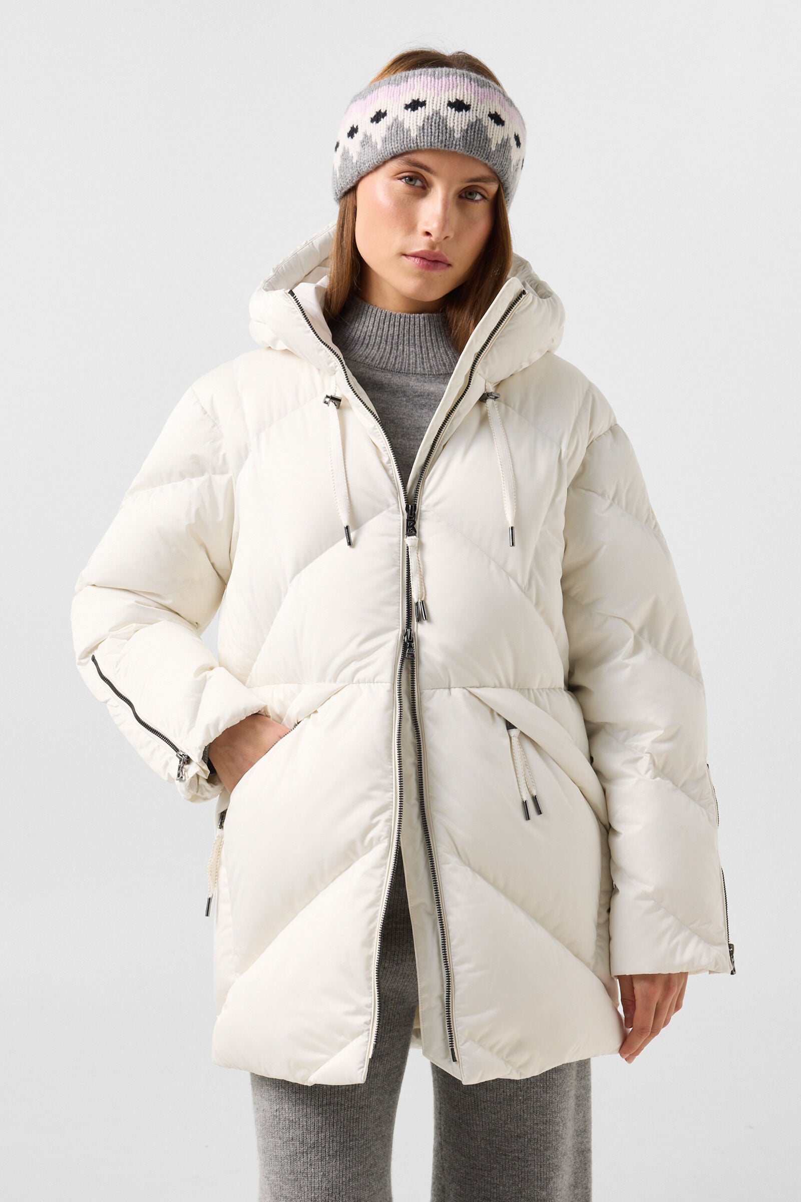 Glenda Down Parka Off-White
